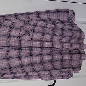 Jjill XL button down tunic shirt. Multi color 54%cotton and 46% rayon.